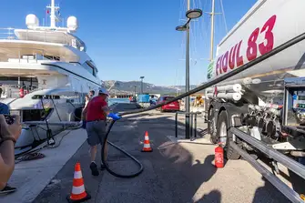 The 44m (144.3ft) Sanlorenzo LAMMOUCHE, for charter with Burgess, is trialling HVO biofuel during the season. With no engine modifications at all, this biodegradable, 100 percent renewable fuel reduces CO2 emissions by 50-90 percent and toxic particulates by 80 percent 