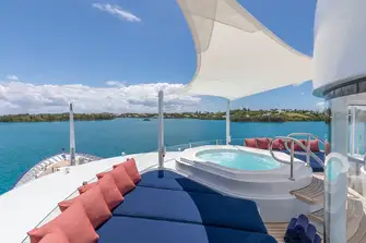 Nothing like a refreshing dip in the shade with a panoramic view of your surroundings 