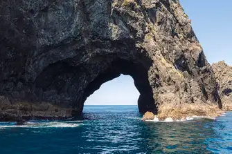 The Hole in the Rock at Motukokako