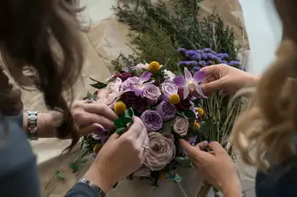 Ethereal Blooms produce a range of floral products from flower walls to pillars and archways