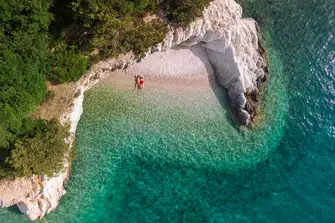 Have your own private beach day on Filiatro beach on Ithaca's east coast 