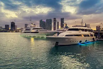 Stroll among the most extravagant yachts out there