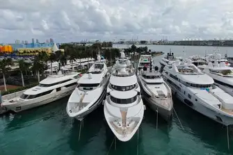 To see the superyachts, meet us at the Burgess stand at Island Gardens' Deep Harbour