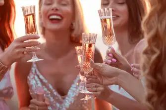 Indulge in crisp pink champagne and the vibrant nightlife and make it a girls' weekend to remember 