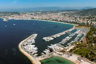 Port Pierre Canto lies across the bay at the other end of the famous La Croisette