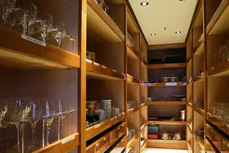 Utilise space effectively with cleverly designed storage allowing for all crockery to be neatly stowed away 