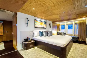 The owner's suite has large picture windows