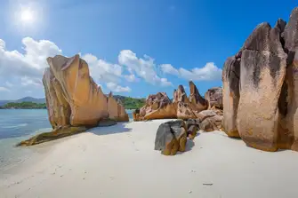 Start with island hopping in Curieuse