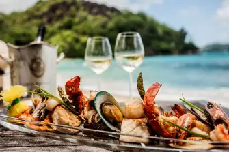 Nothing beats incredible views and fresh seafood