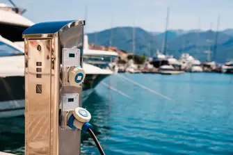 With multiple marinas installing charging points, electric hybrid propulsion is the way forward 