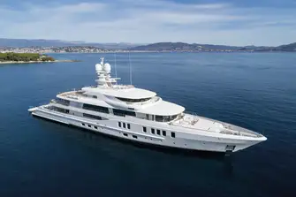 NEW SECRET, a 74m (242.7ft) Amels, sold after less than five months on our books